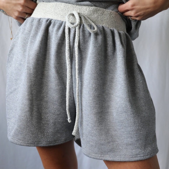 French Terry Two Piece Shorts Set - Picture 3 of 5